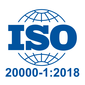 ISO 20000-1:2018 certified - IT service management